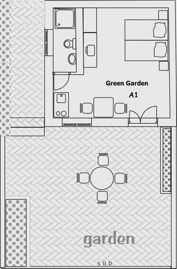 Studio Green Garden Borik Rovinj Exterior foto